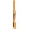 Ekena Millwork Richland Rough Sawn Timber Gable Bracket, Western Red Cedar, 60"W x 22"H x 2"D x 4"F, 9/12 Pitch GBW060X22X0204RIC00RWR - alternate 4